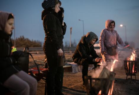 Zosin crossing point on the Polish Ukraine border